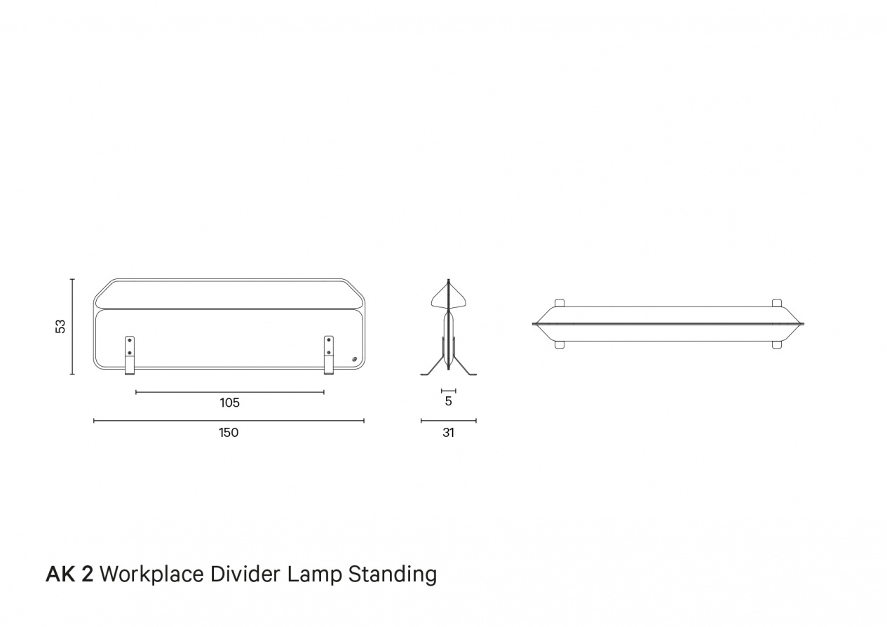 AK 2 Standing | Technical drawing preview