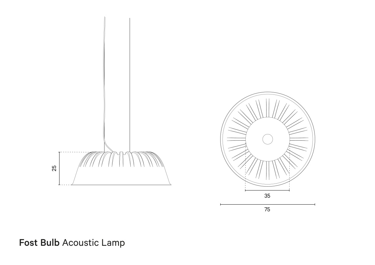 Fost Bulb | Technical drawing preview