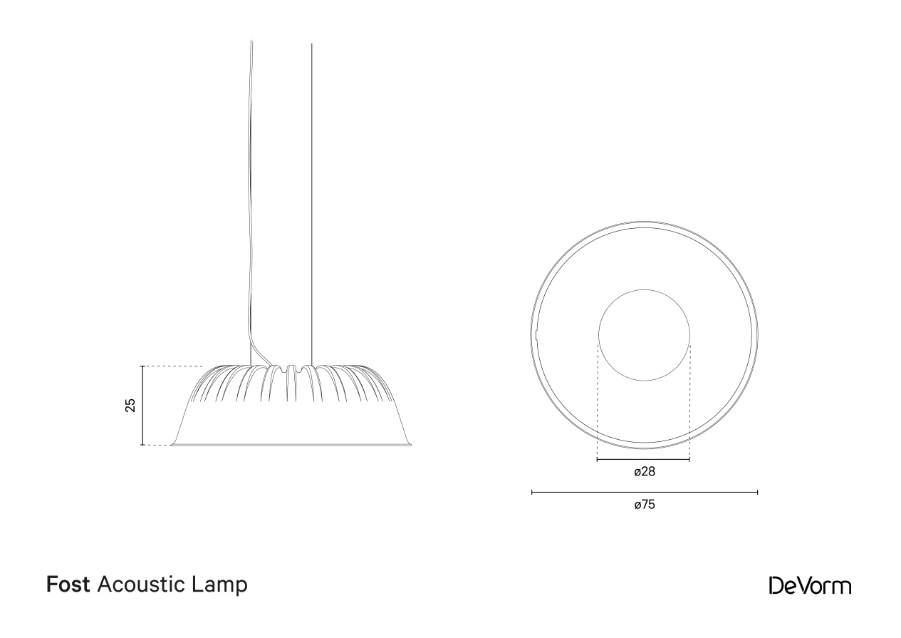 Fost Lamp | Technical drawing  preview