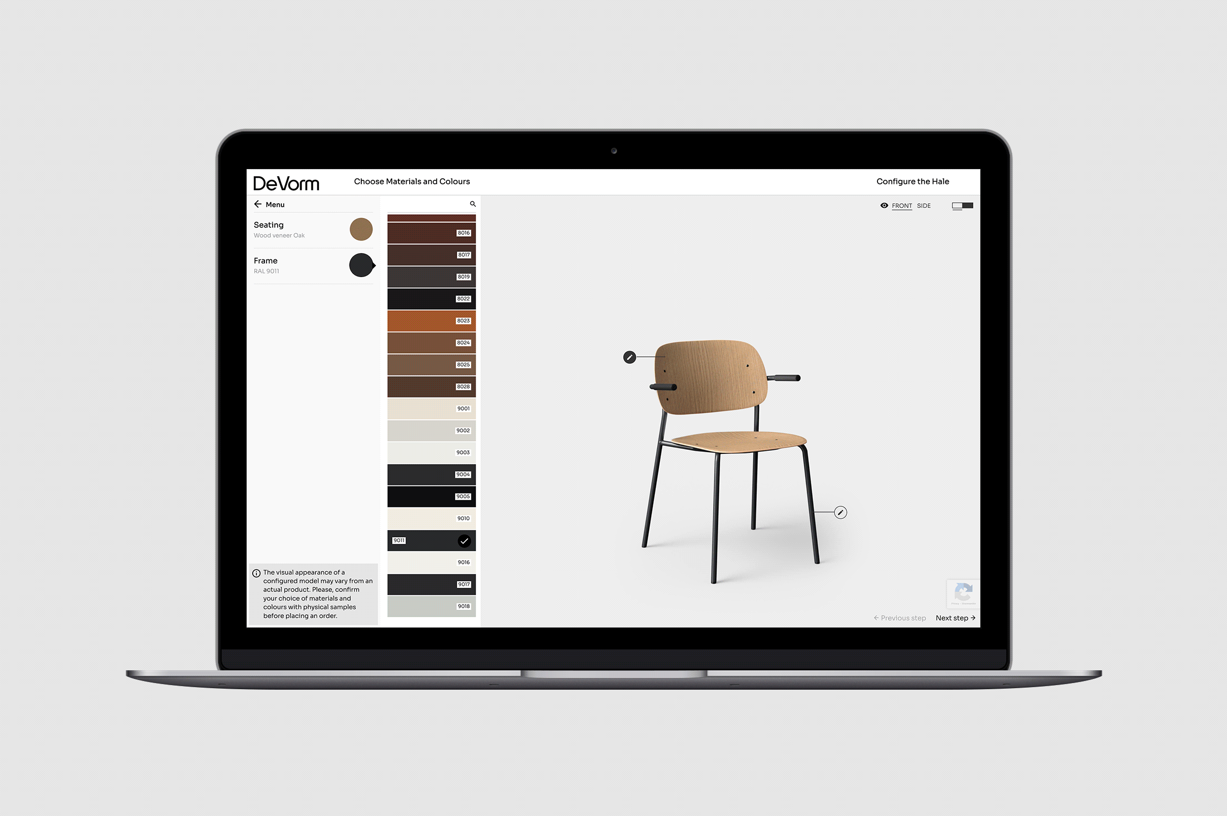 Hale-Wooden-Chair-Configurator